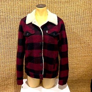 Levi Sherpa Lined Jacket- size M